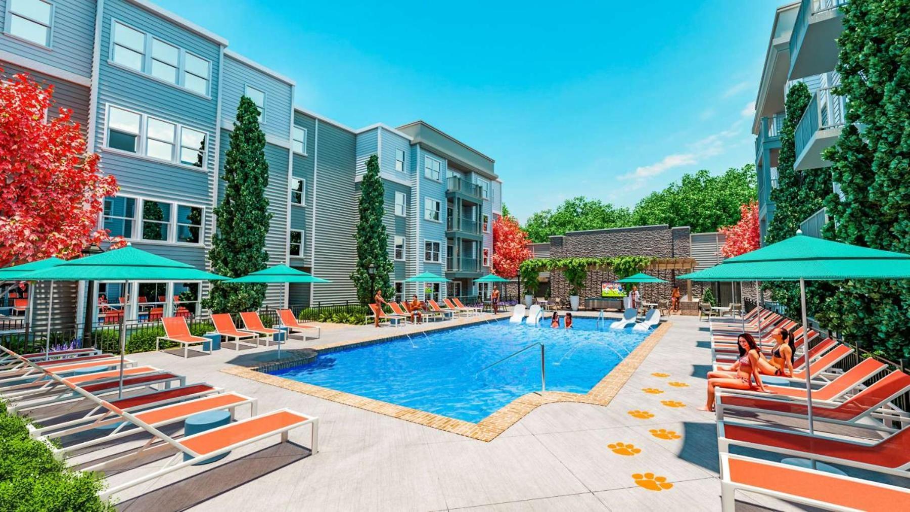 Апартаменти Near Cu And Minutes To Dt Gym Pool Hammock Клемсон Екстер'єр фото